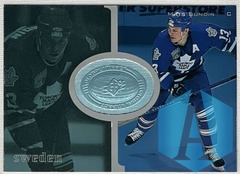 1998-99 SPx Finite Spectrum Maple Leafs Hockey Card #118 Mats Sundin 0912/6950